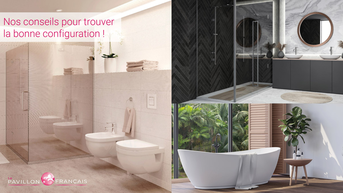 Salle de bains, salles d’eau, toilettes : trouver la bonne configuration